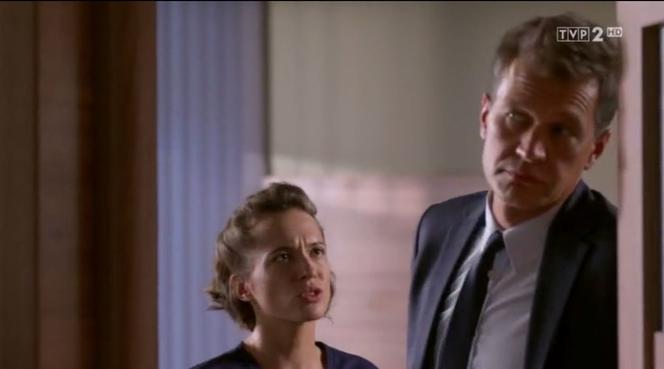 Na dobre i na złe, odcinek 718. Falkowicz (Michał Żebrowski), Julka Burska (Aleksandra Hamkało)