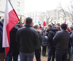 Protest rolników w Białymstoku. Przemarsz ulicami miasta 4 marca