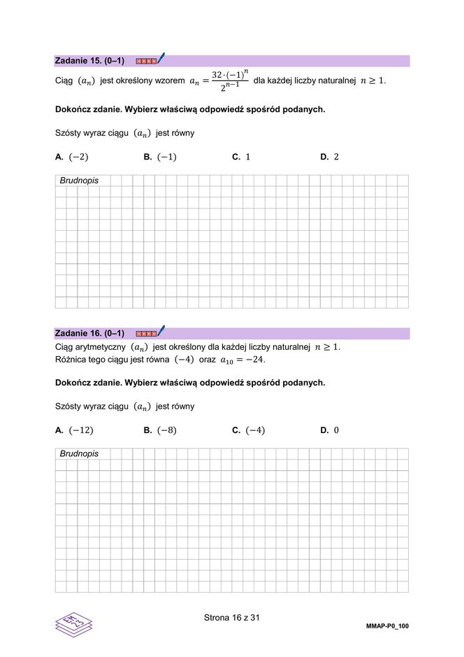 Matura poprawkowa  MATEMATYKA 2025- FORMUŁA 2023