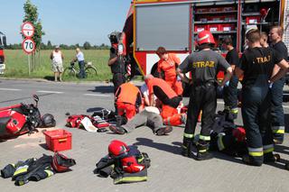 PAWEŁ ROZTRZASKAŁ SIĘ NA NOWYM MOTOCYKLU.