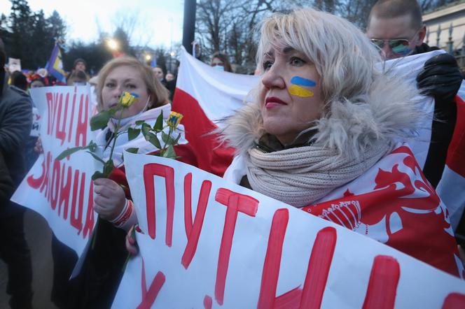 Kijów-Warszawa jedna sprawa. Kolejny protest pod ambasadą Rosji