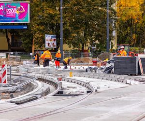 Budowa tramwaju na Stegny w Warszawie