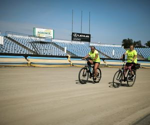 Rowerowa stolica Polski na stadionie 