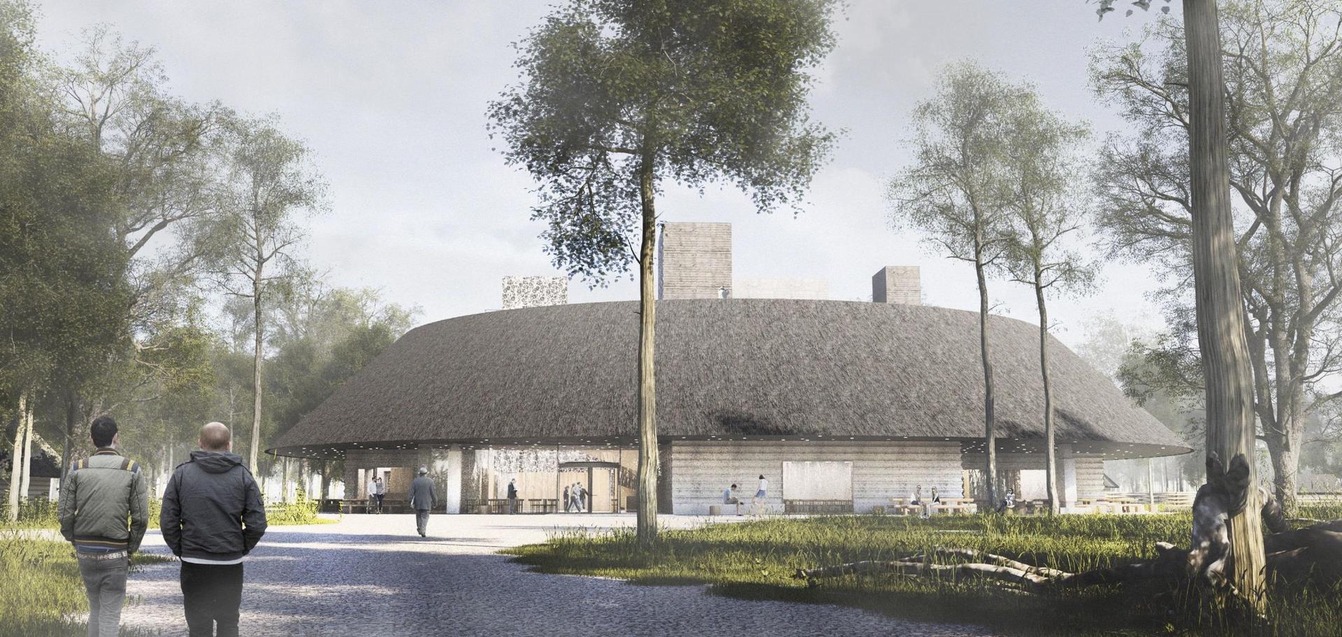 Pawilon ekspozycyjny w Biskupinie