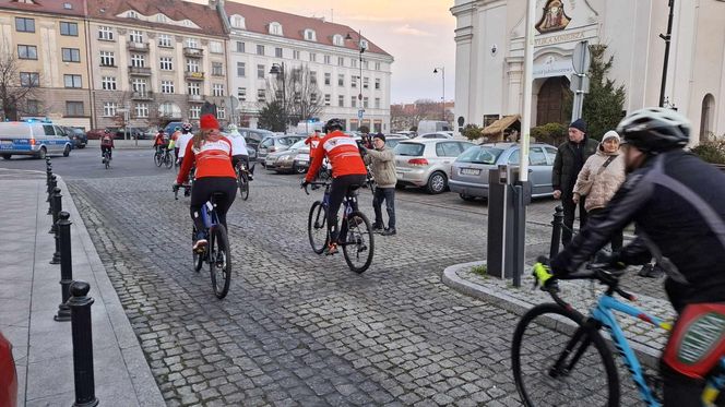 Wielkoorkiestrowa Sztafeta Cyklistów wyruszyła do Jurka Owsiaka