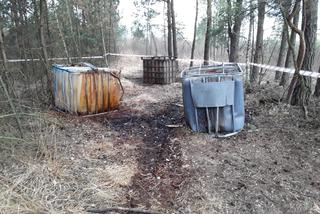 8 tysięcy litrów rozpuszczalnika lesie pod Wołominem