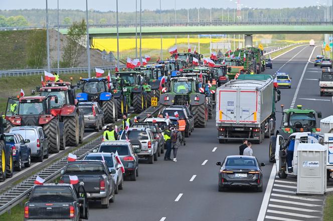 Protest rolników S3 Pyrzyce