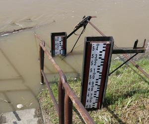 Stany rzek w Małopolsce. W tym miejscu Wisła przekroczyła poziom alarmowy