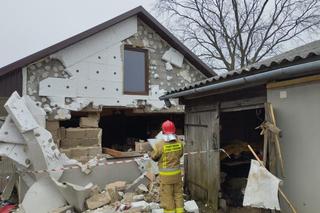 Wybuch gazu w Chełmcach w powiecie kieleckim