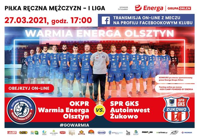 Warmia Energa Olsztyn - GKS Żukowo (27.03.2021)