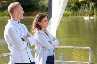 M jak miłość odc. 1836. Magda (Anna Mucha), Andrzej Budzyński (Krystian Wieczorek)