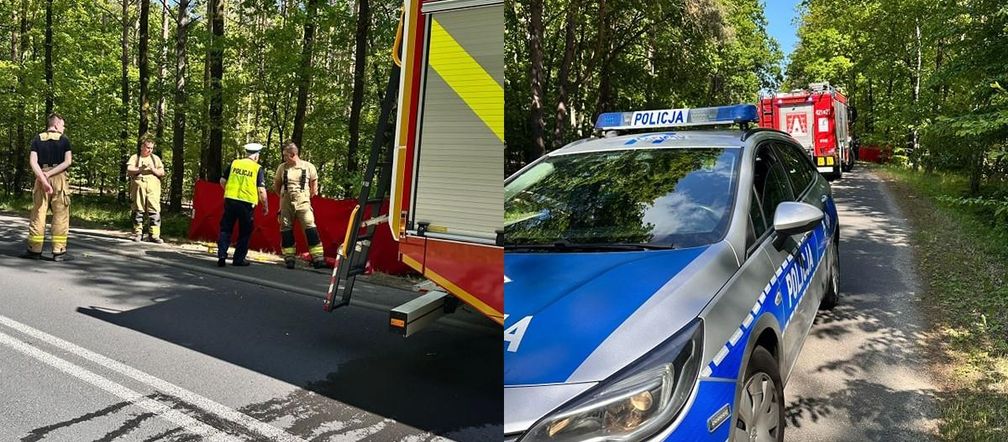 35-latek zginął na motocyklu. Tragiczny wypadek w Lipkach