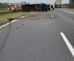 Wypadek na A4 koło Tarnowa - 26.05.2023r.