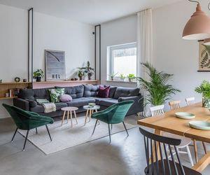 Styl industrialny w Gdyni. 109-metrowe mieszkanie z ogródkiem