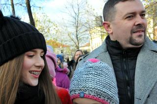 Roksana Węgiel z tatą 