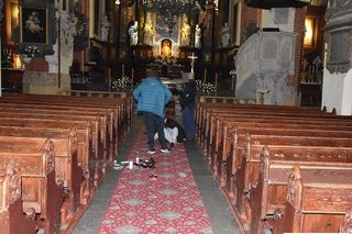 Legnica. Chwile grozy w katedrze