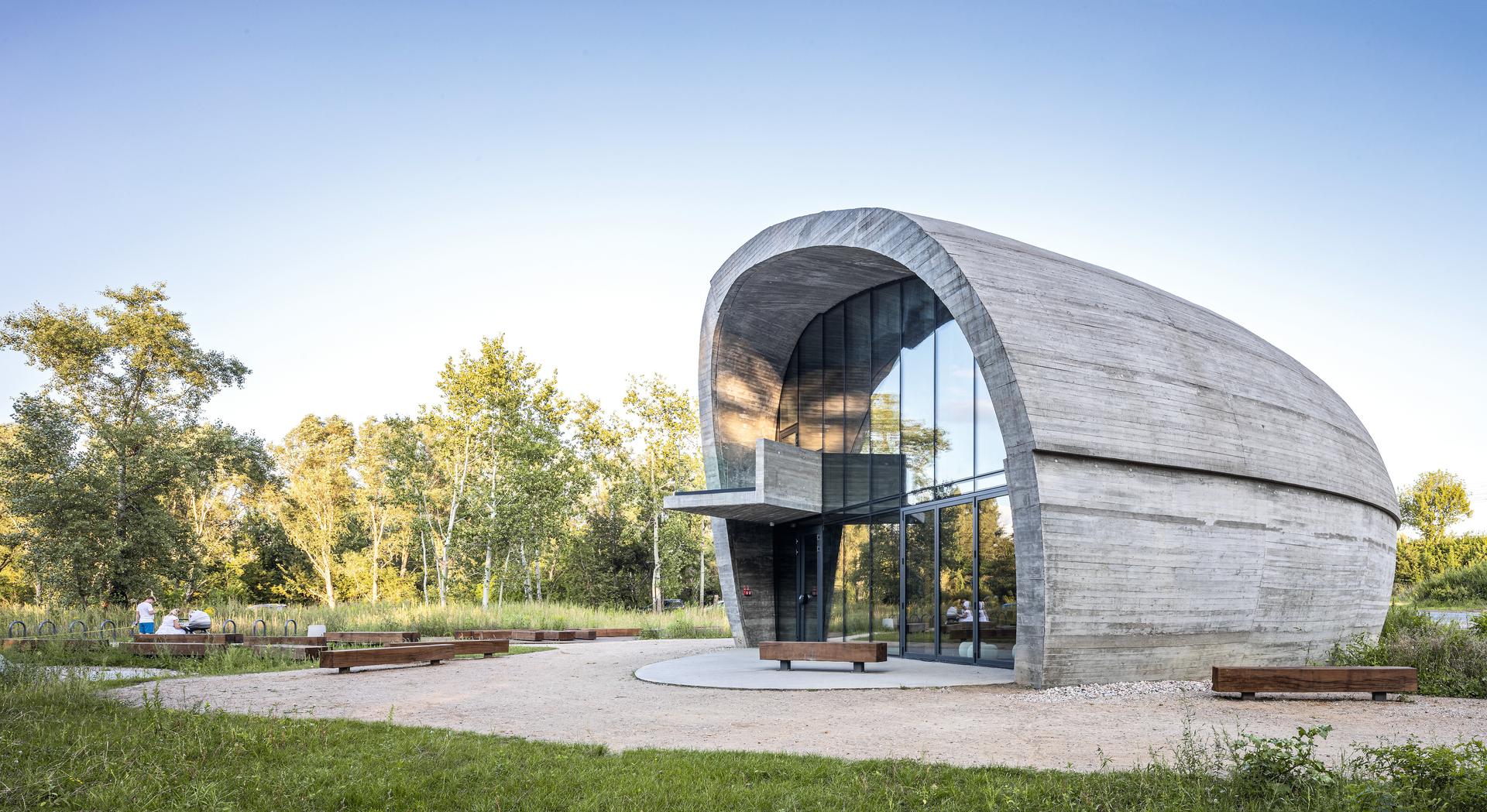 Pawilon edukacyjny Kamień na Golędzinowie w Warszawie 20