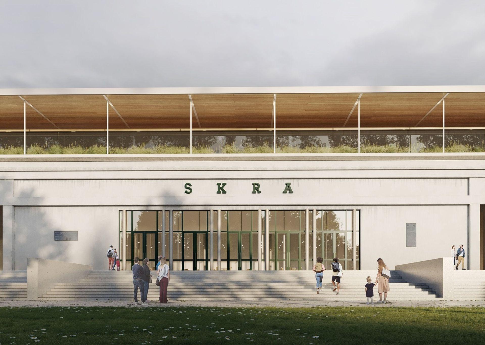 Hala sportowa i główny stadion warszawskiej Skry