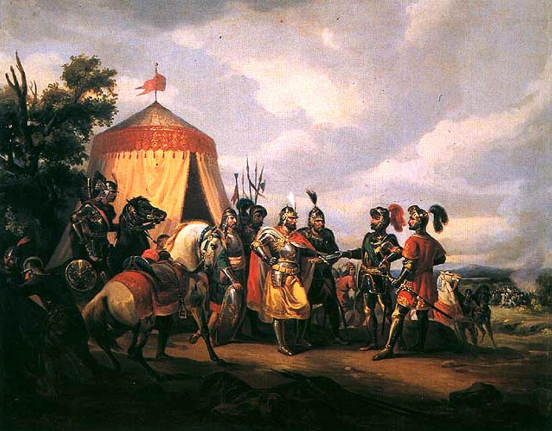 Bitwa pod Grunwaldem. Państwo Krzyżackie. 15 lipca 1410