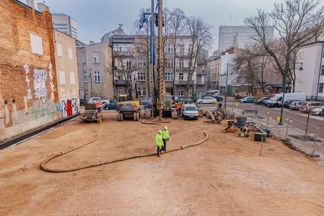 Ruszyły prace na budowie parkingów kubaturowych w śródmieściu Łodzi