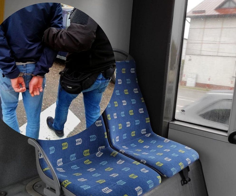 Jechał bez biletu. Po wyjściu z autobusu od razu trafił do więzienia