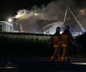Pożar w przetwórni drobiu na Kaszubach