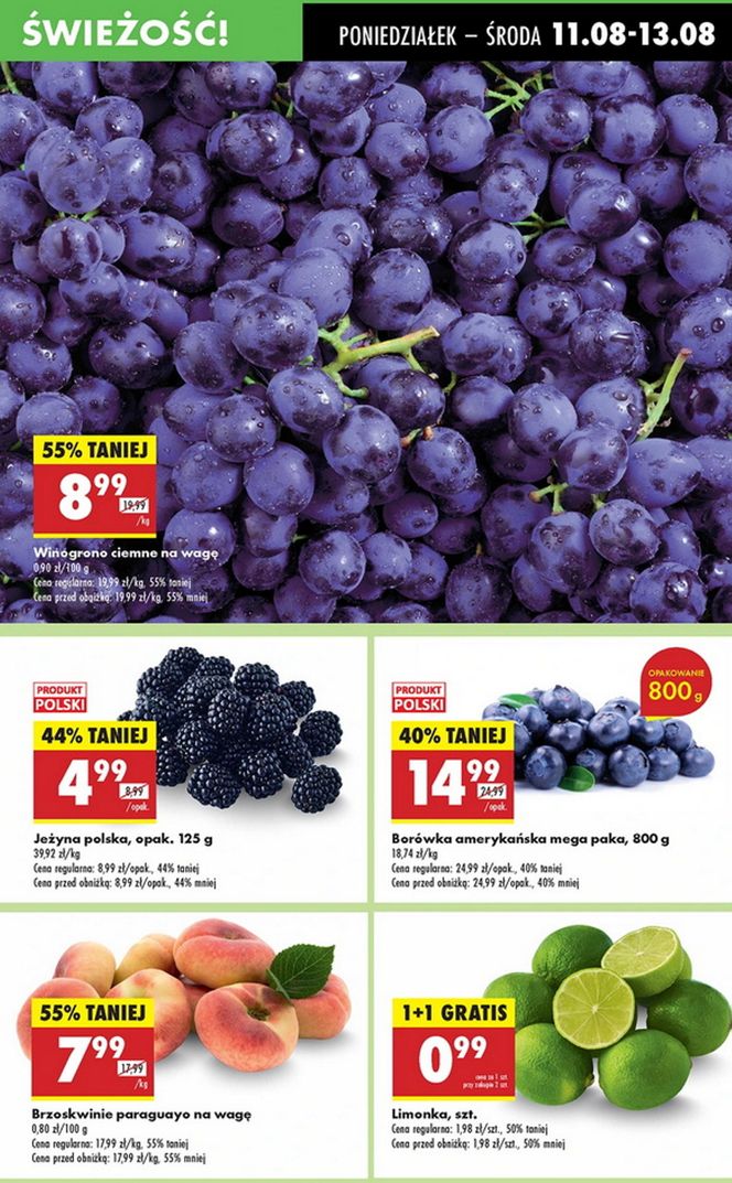  Promocje w Biedronce na długi weekend