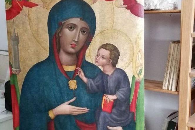 Obraz Matki Bożej z Dzieciątkiem z parafii Zwiastowania Najświętszej Maryi Panny w Jasionnej