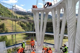 White Tower - ETH Zurich, 3D printed tower