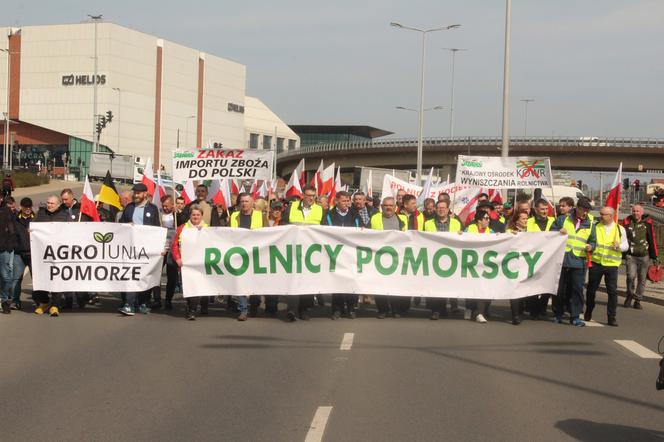 Rolnicy protestują w Gdańsku