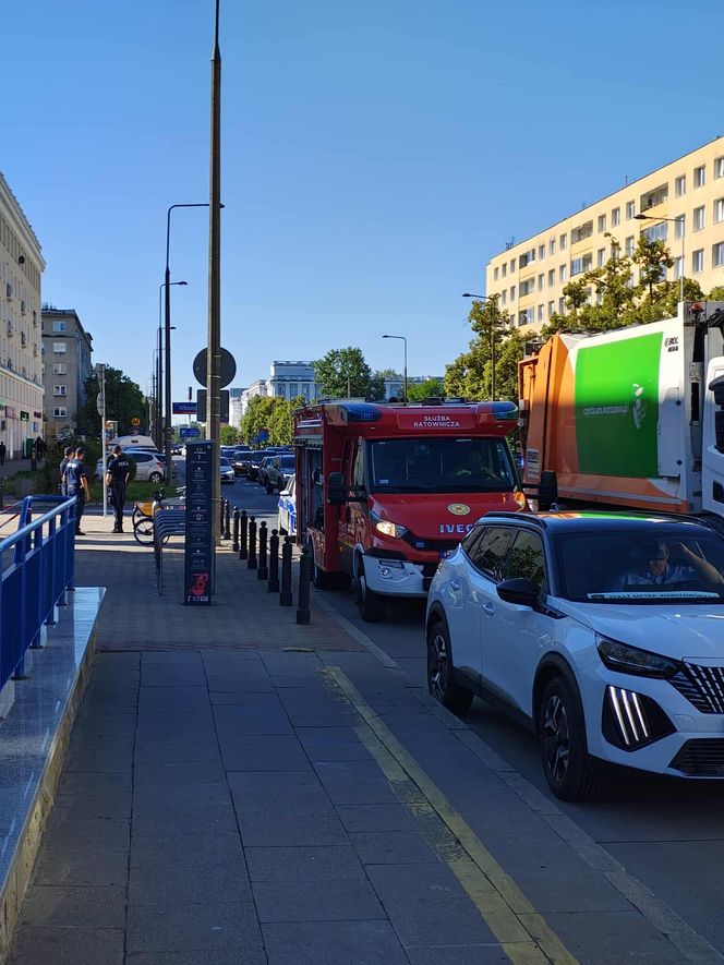 Pożar w metrze w Warszawie 1.07.2025 r.