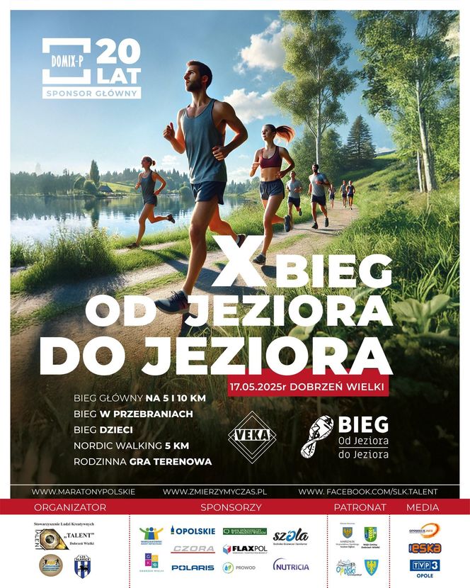 Plakat Od Jeziora do Jeziora