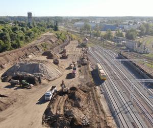 Postępy prac na stacji PKP Olsztyn Główny [ZDJĘCIA]