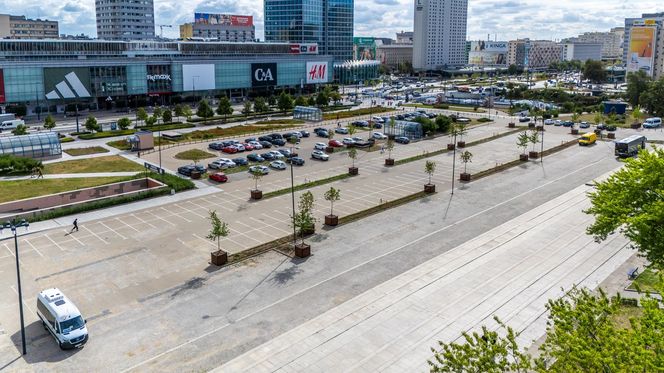 Plac Centralny Warszawa, sierpień 2025