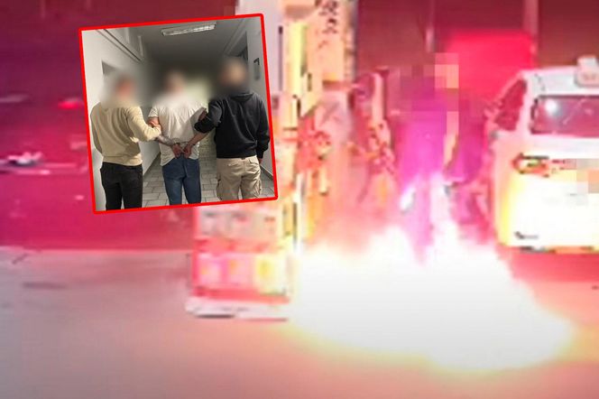 Wrocław. Rozlał benzynę na stacji i ją podpalił. 49-latek w rękach policji [ZDJĘCIA]