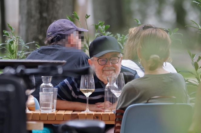 Edward Miszczak i Anna Cieślak na bazarku