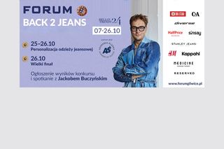 BACK 2 JEANS – Denimowa rewolucja w Forum! Spotkajcie się ze znanym projektantem mody!