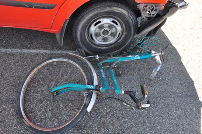 wypadek rowerzystka
