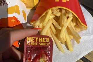 Minecraft Movie w McDonald's