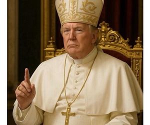 Donald Trump jako papież. Nie kpij z nas