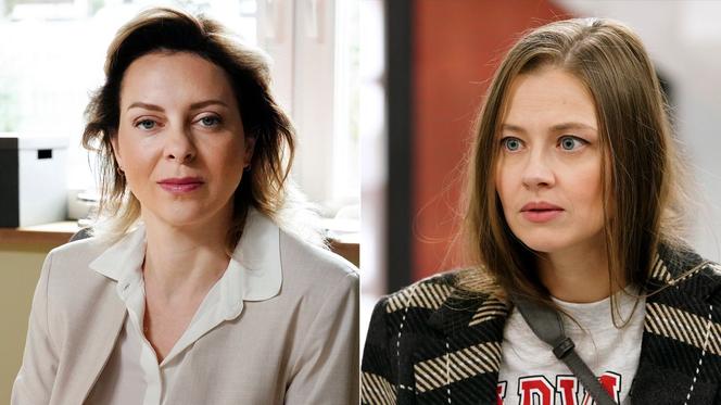 Barwy szczęścia odc. 2799: Dorota Kujawiak (Karina Seweryn), Gabrysia (Marta Juras)