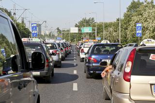 Taksówki sparaliżują miasto