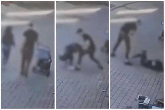 Skatował ją przy dziecku, a oni tylko się przyglądali