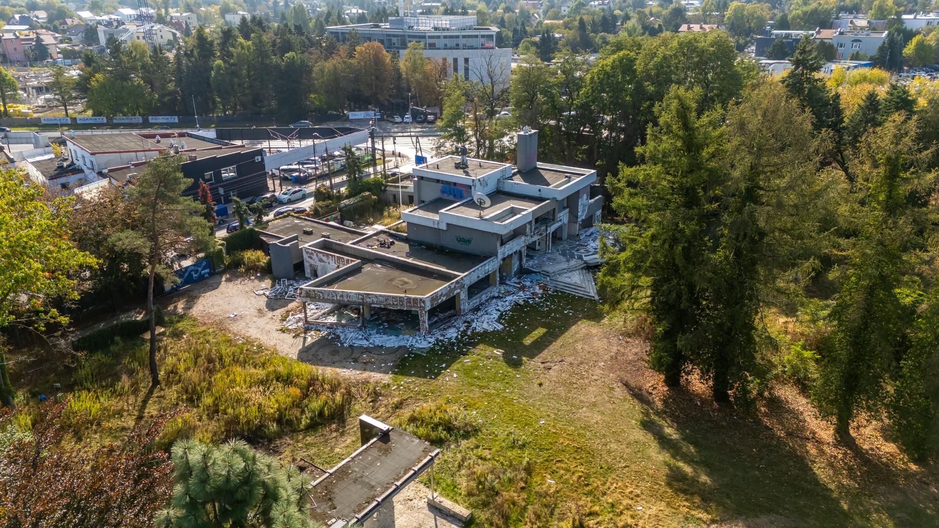 Opuszczona willa przy Ryżowej 72 w Warszawie