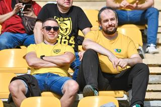 Kibice na meczu GKS Katowice - Odra Opole