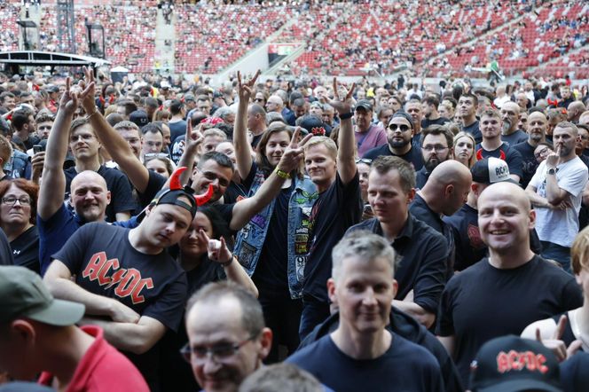 Koncert AC/DC w Warszawie (4.07.2025) - część pierwsza. Organizatorem koncertu jest Live Nation