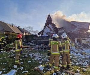 Wybuch gazu w Ustroniu. Strażacy wyciągali spod gruzów ciało przyjaciela