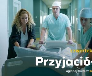 Przyjaciółki 20 odc. 242. Wiktor (Paweł Deląg), Patrycja (Joanna Liszowska)