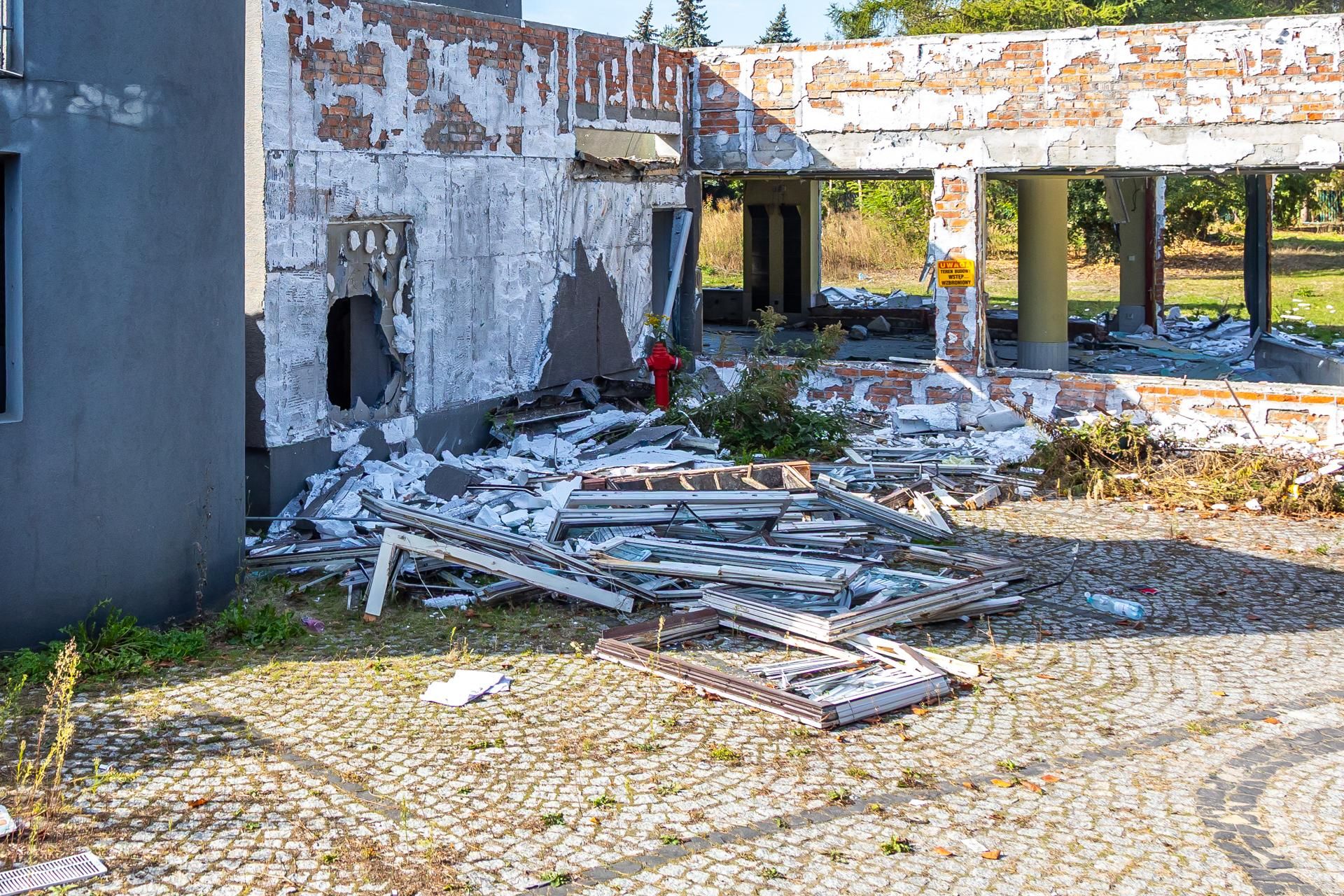 Opuszczona willa przy Ryżowej 72 w Warszawie