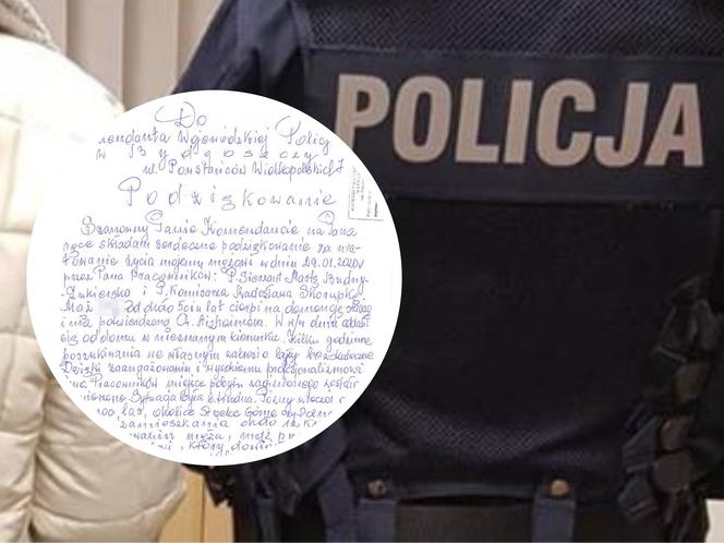 List, który wzrusza do łez. Policjanci dostali podziękowania za pomoc i opiekę